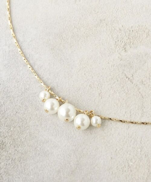 OPAQUE.CLIP / オペーク ドット クリップ ネックレス・ペンダント・チョーカー | 2WAYフェイクパールスライドネックレス | 詳細2