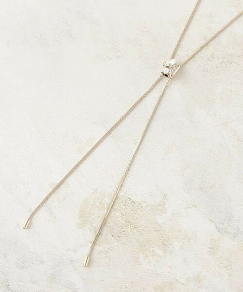 OPAQUE.CLIP / オペーク ドット クリップ ネックレス・ペンダント・チョーカー | ビジューWスライドネックレス | 詳細2