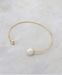 OPAQUE.CLIP / オペーク ドット クリップ ブレスレット・バングル | フェイクパールビジュー メタルバングル
