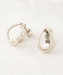 OPAQUE.CLIP / オペーク ドット クリップ ピアス・イヤリング | メタルリング×フェイクパールイヤリング