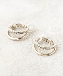 OPAQUE.CLIP / オペーク ドット クリップ ピアス・イヤリング | ダブルビジューイヤリング