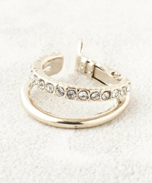 OPAQUE.CLIP / オペーク ドット クリップ ピアス・イヤリング | ダブルビジューイヤリング | 詳細2