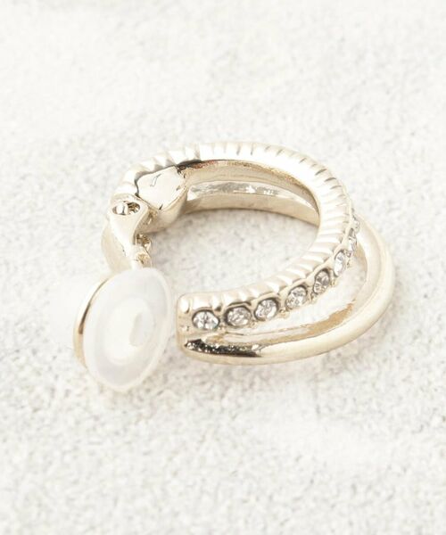 OPAQUE.CLIP / オペーク ドット クリップ ピアス・イヤリング | ダブルビジューイヤリング | 詳細3