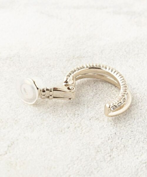 OPAQUE.CLIP / オペーク ドット クリップ ピアス・イヤリング | ダブルビジューイヤリング | 詳細4