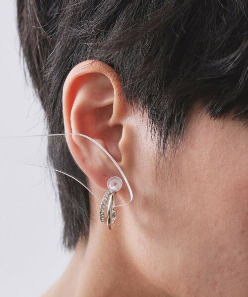 OPAQUE.CLIP / オペーク ドット クリップ ピアス・イヤリング | ダブルビジューイヤリング | 詳細5