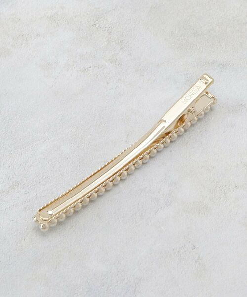 OPAQUE.CLIP / オペーク ドット クリップ ヘアアクセサリー | 2連フェイクパールピン | 詳細2