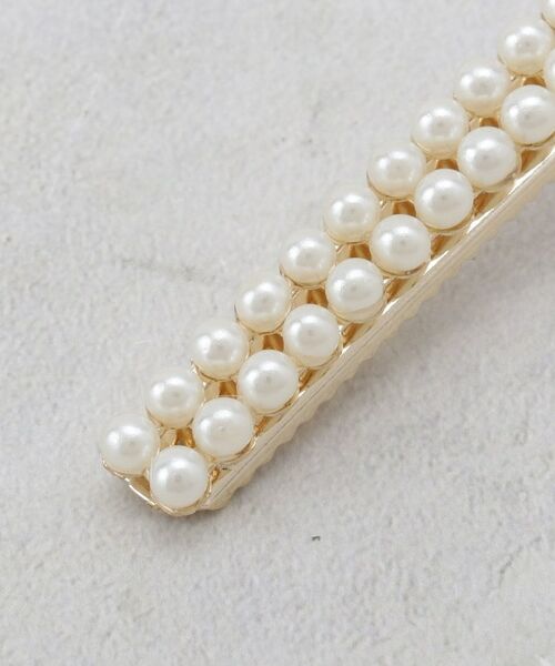 OPAQUE.CLIP / オペーク ドット クリップ ヘアアクセサリー | 2連フェイクパールピン | 詳細3