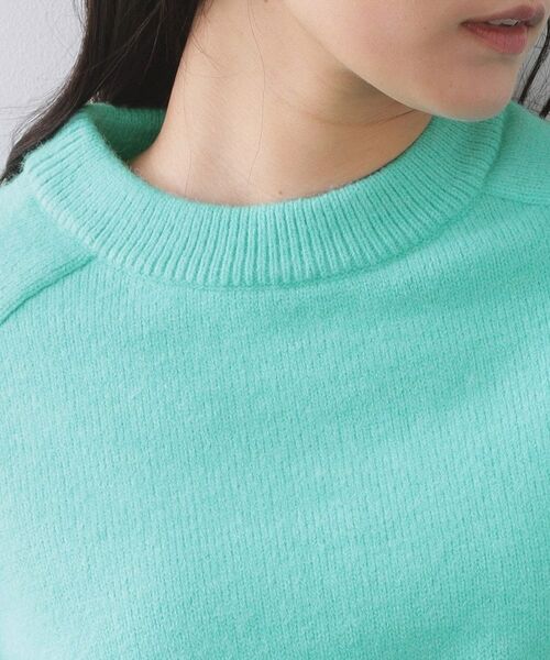 OPAQUE.CLIP / オペーク ドット クリップ ニット・セーター | ショルダータックショートニット【洗濯機OK】 | 詳細16