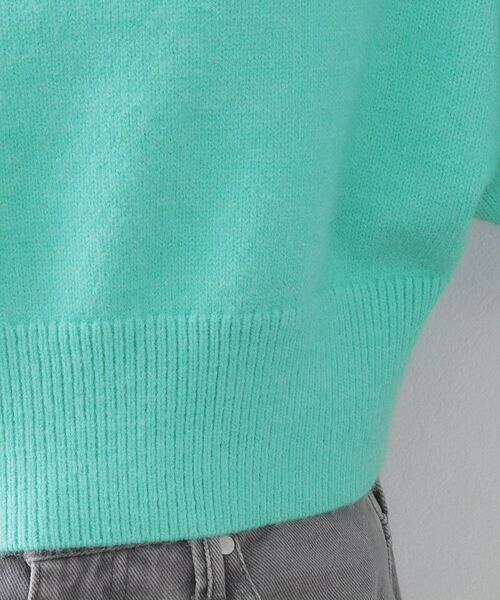 OPAQUE.CLIP / オペーク ドット クリップ ニット・セーター | ショルダータックショートニット【洗濯機OK】 | 詳細18