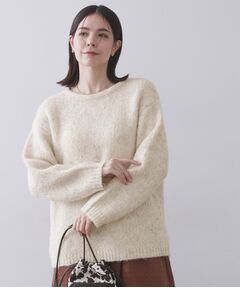 OPAQUE.CLIP / オペーク ドット クリップ ニット・セーター | カラーMIXリラクシーミドルゲージニット【洗濯機OK】