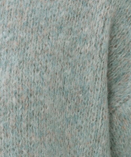 OPAQUE.CLIP / オペーク ドット クリップ ニット・セーター | カラーMIXリラクシーミドルゲージニット【洗濯機OK】 | 詳細12
