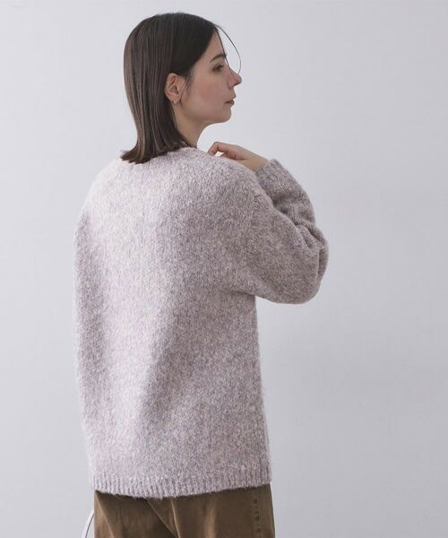 OPAQUE.CLIP / オペーク ドット クリップ ニット・セーター | カラーMIXリラクシーミドルゲージニット【洗濯機OK】 | 詳細5