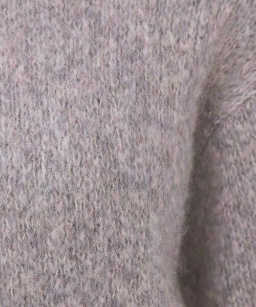 OPAQUE.CLIP / オペーク ドット クリップ ニット・セーター | カラーMIXリラクシーミドルゲージニット【洗濯機OK】 | 詳細8