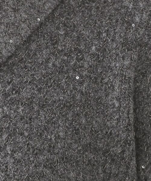 OPAQUE.CLIP / オペーク ドット クリップ ニット・セーター | スパンコールラメ衿2WAYペプラムニット【洗濯機OK】 | 詳細21