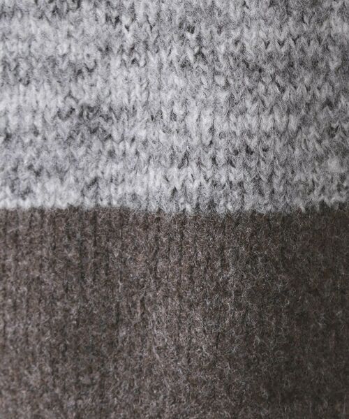 OPAQUE.CLIP / オペーク ドット クリップ ニット・セーター | カラーMIXミドルゲージニット【洗濯機OK】 | 詳細4