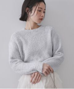 OPAQUE.CLIP / オペーク ドット クリップ ニット・セーター | きらきらフェザーニット【洗濯機OK】