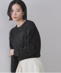 OPAQUE.CLIP / オペーク ドット クリップ ニット・セーター | きらきらフェザーニット【洗濯機OK】