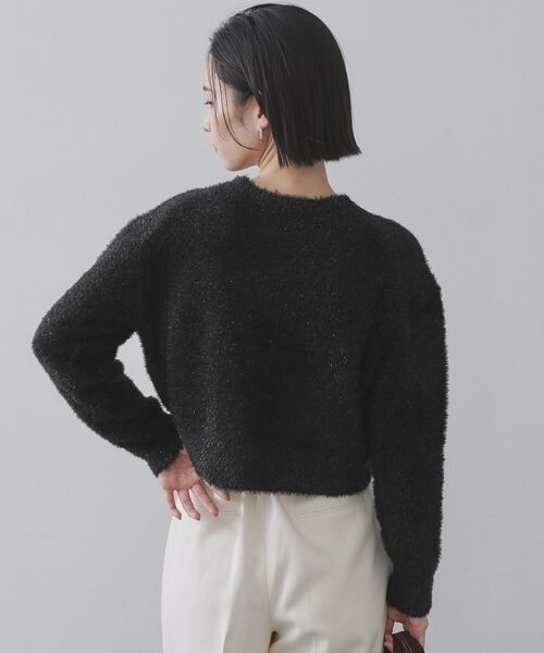 OPAQUE.CLIP / オペーク ドット クリップ ニット・セーター | きらきらフェザーニット【洗濯機OK】 | 詳細1