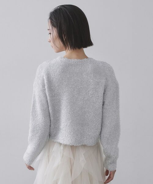 OPAQUE.CLIP / オペーク ドット クリップ ニット・セーター | きらきらフェザーニット【洗濯機OK】 | 詳細15