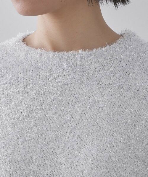 OPAQUE.CLIP / オペーク ドット クリップ ニット・セーター | きらきらフェザーニット【洗濯機OK】 | 詳細16