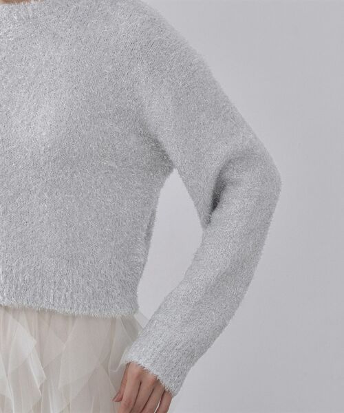 OPAQUE.CLIP / オペーク ドット クリップ ニット・セーター | きらきらフェザーニット【洗濯機OK】 | 詳細17