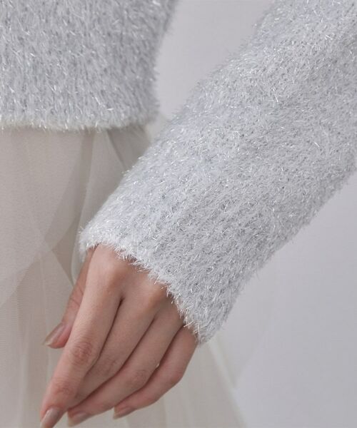 OPAQUE.CLIP / オペーク ドット クリップ ニット・セーター | きらきらフェザーニット【洗濯機OK】 | 詳細18