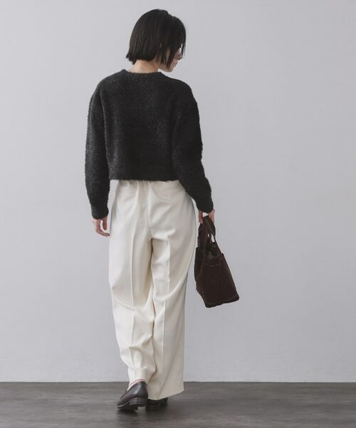OPAQUE.CLIP / オペーク ドット クリップ ニット・セーター | きらきらフェザーニット【洗濯機OK】 | 詳細3