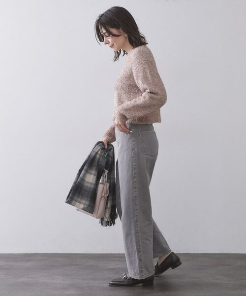 OPAQUE.CLIP / オペーク ドット クリップ ニット・セーター | きらきらフェザーニット【洗濯機OK】 | 詳細6