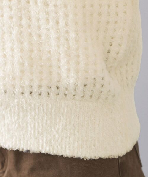 OPAQUE.CLIP / オペーク ドット クリップ ニット・セーター | モールヤーンメッシュニット【洗濯機OK】 | 詳細18