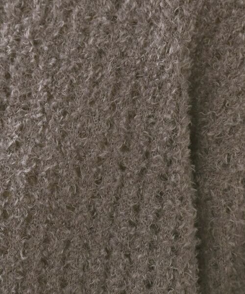 OPAQUE.CLIP / オペーク ドット クリップ ニット・セーター | モールヤーンメッシュニット【洗濯機OK】 | 詳細4
