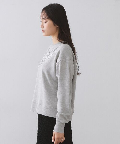 OPAQUE.CLIP / オペーク ドット クリップ スウェット | コード刺繍裏毛プルオーバー【洗濯機OK】 | 詳細10