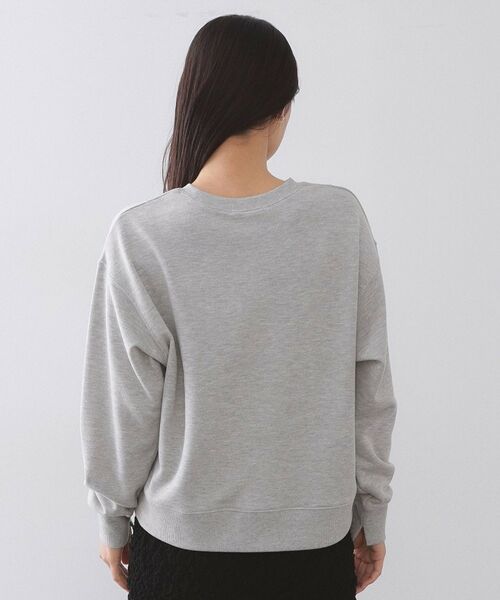 OPAQUE.CLIP / オペーク ドット クリップ スウェット | コード刺繍裏毛プルオーバー【洗濯機OK】 | 詳細11