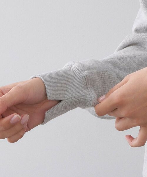 OPAQUE.CLIP / オペーク ドット クリップ スウェット | コード刺繍裏毛プルオーバー【洗濯機OK】 | 詳細14