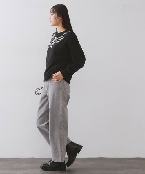 OPAQUE.CLIP / オペーク ドット クリップ スウェット | コード刺繍裏毛プルオーバー【洗濯機OK】 | 詳細3