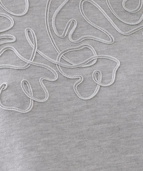 OPAQUE.CLIP / オペーク ドット クリップ スウェット | コード刺繍裏毛プルオーバー【洗濯機OK】 | 詳細8