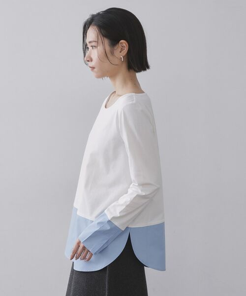 OPAQUE.CLIP / オペーク ドット クリップ カットソー | シャツドッキングカットソー【洗濯機OK】 | 詳細14