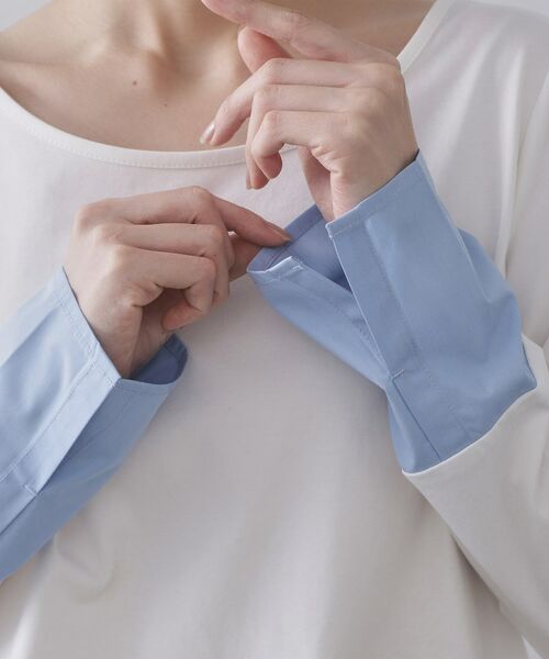 OPAQUE.CLIP / オペーク ドット クリップ カットソー | シャツドッキングカットソー【洗濯機OK】 | 詳細18