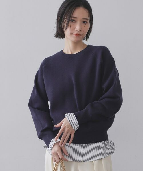 OPAQUE.CLIP / オペーク ドット クリップ カットソー | シャツドッキングカットソー【洗濯機OK】 | 詳細5