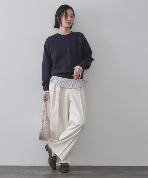 OPAQUE.CLIP / オペーク ドット クリップ カットソー | シャツドッキングカットソー【洗濯機OK】 | 詳細6