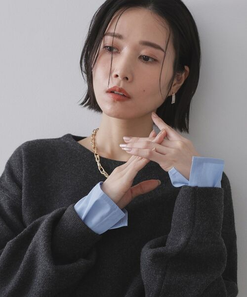 OPAQUE.CLIP / オペーク ドット クリップ カットソー | シャツドッキングカットソー【洗濯機OK】 | 詳細9