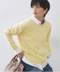 OPAQUE.CLIP / オペーク ドット クリップ ニット・セーター | 金ボタン使いリラクシーニット【洗濯機OK】