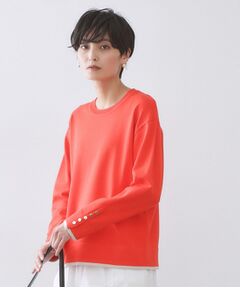 OPAQUE.CLIP / オペーク ドット クリップ ニット・セーター | 金ボタン使いリラクシーニット【洗濯機OK】