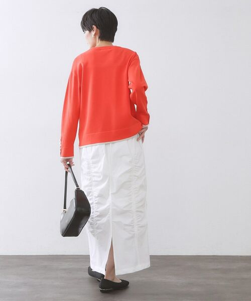 OPAQUE.CLIP / オペーク ドット クリップ ニット・セーター | 金ボタン使いリラクシーニット【洗濯機OK】 | 詳細11