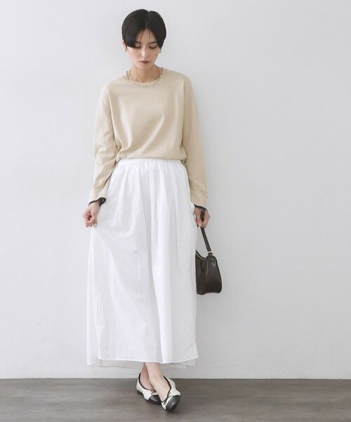 OPAQUE.CLIP / オペーク ドット クリップ ニット・セーター | 金ボタン使いリラクシーニット【洗濯機OK】 | 詳細6