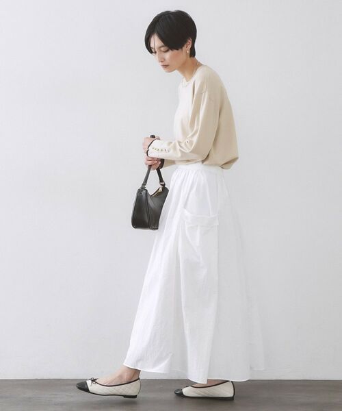 OPAQUE.CLIP / オペーク ドット クリップ ニット・セーター | 金ボタン使いリラクシーニット【洗濯機OK】 | 詳細7