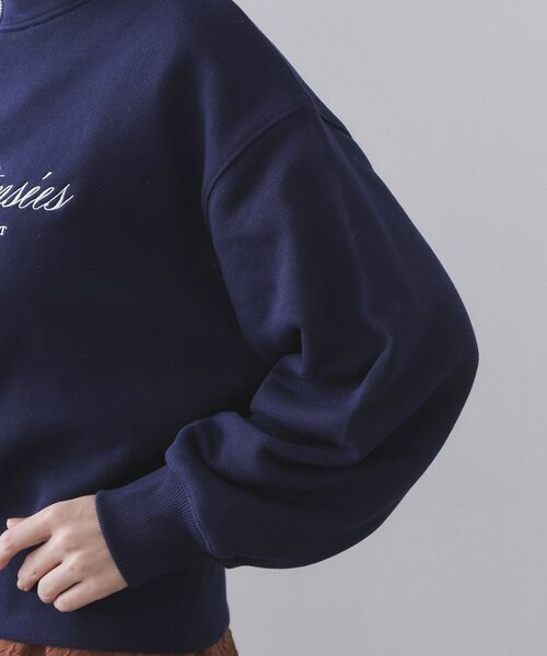 OPAQUE.CLIP / オペーク ドット クリップ スウェット | ハーフZIPロゴ刺繍裏毛【洗濯機OK】 | 詳細17