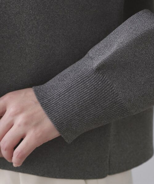 OPAQUE.CLIP / オペーク ドット クリップ カーディガン・ボレロ | ゴールドビックボタンVネックニットカーディガン【洗濯機OK】 | 詳細18