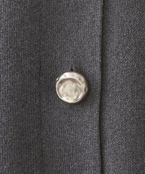 OPAQUE.CLIP / オペーク ドット クリップ カーディガン・ボレロ | ゴールドビックボタンVネックニットカーディガン【洗濯機OK】 | 詳細20