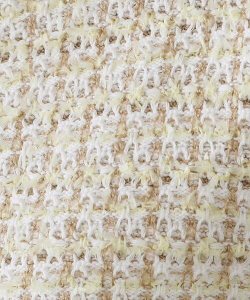 OPAQUE.CLIP / オペーク ドット クリップ カーディガン・ボレロ | ツイードライクZIPニットカーディガン | 詳細4