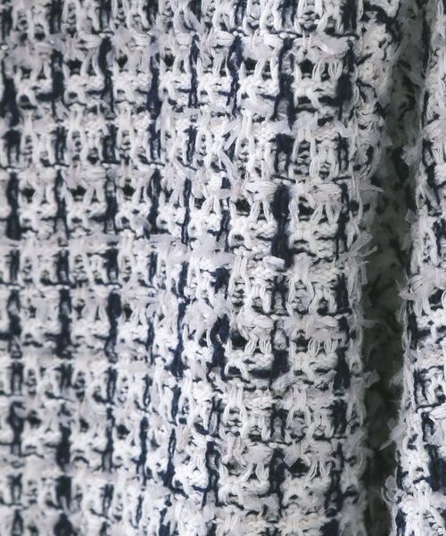 OPAQUE.CLIP / オペーク ドット クリップ カーディガン・ボレロ | ツイードライクZIPニットカーディガン | 詳細8